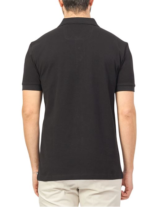Polo uomo nera in cotone Boss Green | 50469055009